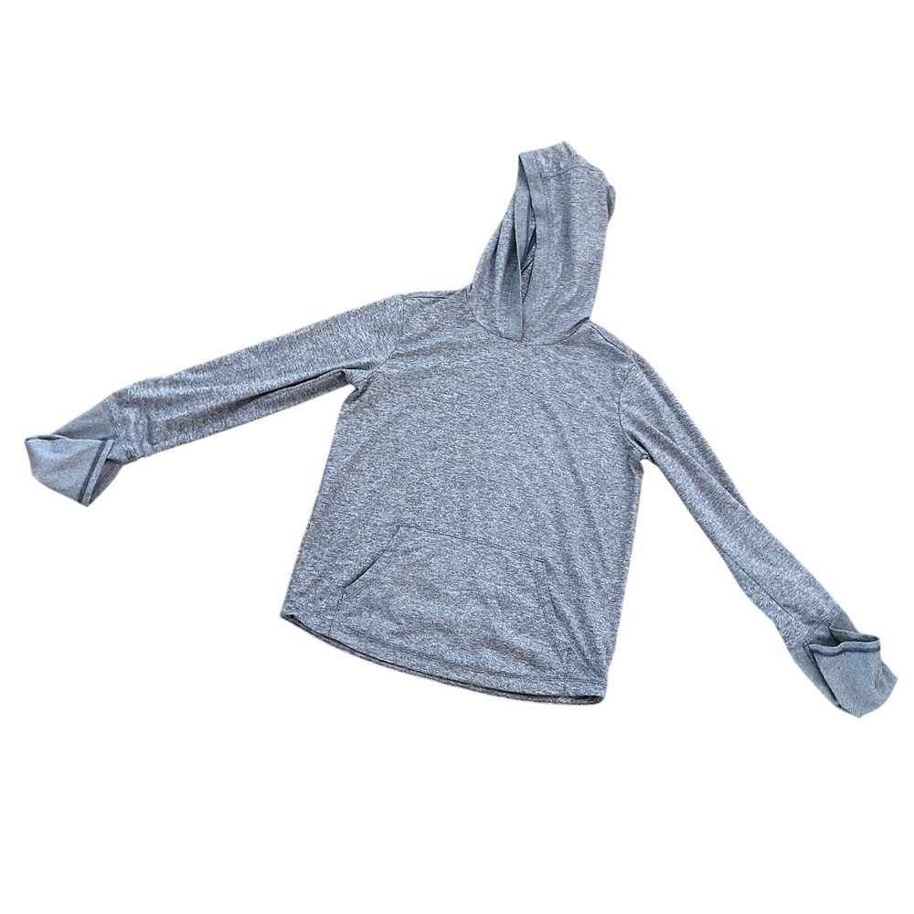 Athleta Girl Sweatshirt Large 12 Hooded Uptempo Athleisure Lightweight